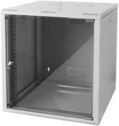 DR-600220 - 19" шкаф настенный телекоммуникационный (дверь: стекло; цвет: серый)