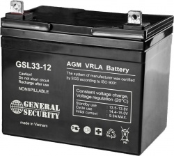 GSL 33-12 - Аккумулятор свинцово-кислотный герметизированный, 33 А/ч