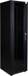 DR-700300 - 19" шкаф напольный телекоммуникационный (дверь: стекло; цвет: серый)