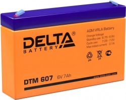 DTM 607 - Аккумулятор свинцово-кислотный герметизированный, 7 А/ч