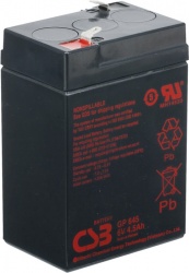 GP 645 - Аккумулятор свинцово-кислотный герметизированный, 4.5 А/ч