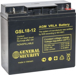 GSL 18-12 - Аккумулятор свинцово-кислотный герметизированный, 18 А/ч
