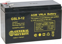 GSL 9-12 - Аккумулятор свинцово-кислотный герметизированный, 9 А/ч