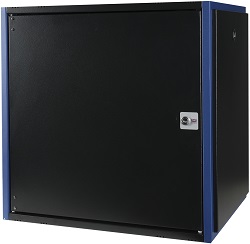 DR-610211 - 19" шкаф настенный телекоммуникационный (дверь: металл; цвет: черный)