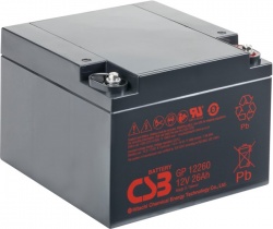 GP 12260 CSB - Аккумулятор свинцово-кислотный герметизированный, 26 А/ч