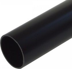 Труба ПВХ жесткая 3-х метровая легкая, д.50мм, цвет: черный, 30м (PR05.0009)