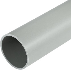 Труба ПВХ жесткая 3-х метровая легкая атмосферостойкая, д.32мм, цвет: серый, 90м (PR.01432)