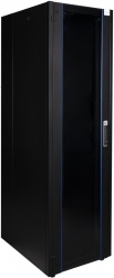 DR-700311 - 19" шкаф напольный телекоммуникационный (дверь: стекло; цвет: черный)