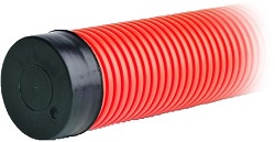 Заглушка для двустенных труб д.50мм, цвет: черный, 1шт (PR08.4074)