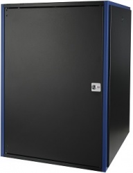 DR-610321 - 19" шкаф настенный телекоммуникационный (дверь: металл; цвет: черный)