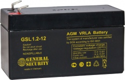 GSL 1.2-12 - Аккумулятор свинцово-кислотный герметизированный, 1.2 А/ч