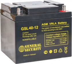 GSL 40-12 - Аккумулятор свинцово-кислотный герметизированный, 40 А/ч