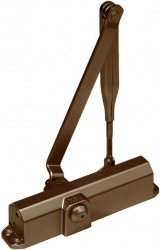 TS Compakt коричневый - Доводчик дверной гидравлический двухскоростной компактный