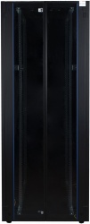 DR-738641 - 19" шкаф напольный телекоммуникационный (дверь: двойная, стекло; цвет: черный)