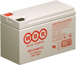 HR 1234W - Аккумулятор свинцово-кислотный герметизированный, 9 А/ч