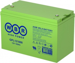 GPL 121000 WBR- Аккумулятор свинцово-кислотный герметизированный, 100 А/ч