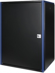 DR-610411 - 19" шкаф настенный телекоммуникационный (дверь: металл; цвет: черный)