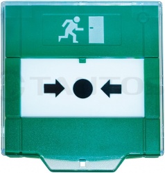 TS-ERButton - Устройство аварийной разблокировки дверей (зеленый цвет)