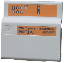 БРО-4 GSM-КТС - Блок радиоканальный объектовый