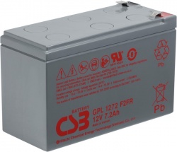 GPL 1272 - Аккумулятор свинцово-кислотный герметизированный, 7.2 А/ч