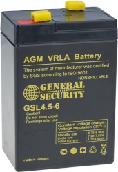 GSL 4.5-6 - Аккумулятор свинцово-кислотный герметизированный, 4.5 А/ч