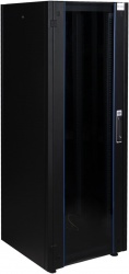 DR-700400 - 19" шкаф напольный телекоммуникационный (дверь: стекло; цвет: серый)