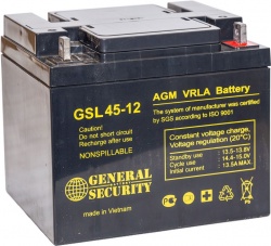 GSL 45-12 - Аккумулятор свинцово-кислотный герметизированный, 45 А/ч