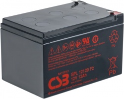 GPL 12120 - Аккумулятор свинцово-кислотный герметизированный, 12 А/ч